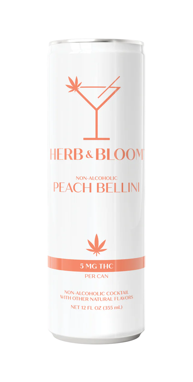 Herb & Bloom – Peach Bellini 12oz Can 4pk