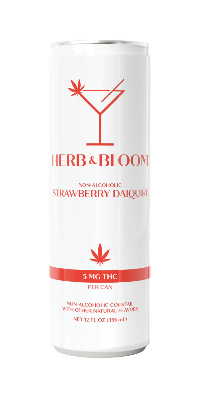 Herb & Bloom – Strawberry Daiquiri 12oz Can 4pk